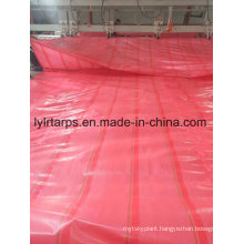 100% Virgin Materil Red PE Tarpaulin Cover